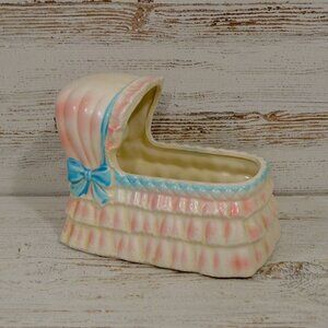 Vintage Relpo Ceramic Baby Music Box